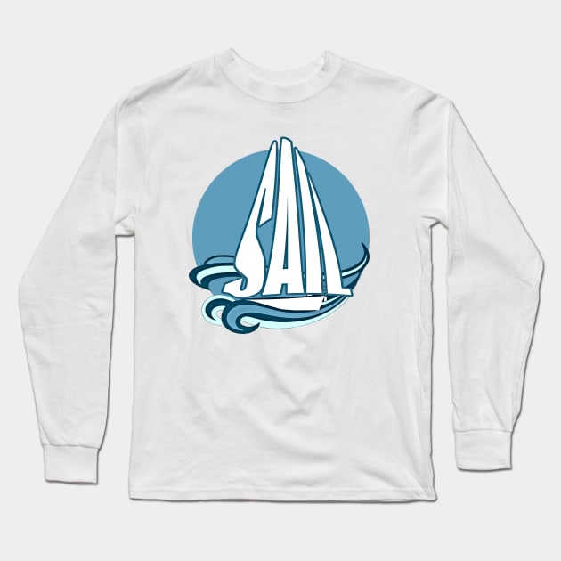 SAIL Long Sleeve T-Shirt by Sailfaster Designs